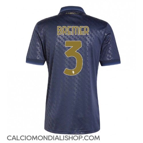 Maglie da calcio Juventus Gleison Bremer #3 Terza Maglia 2024-25 Manica Corta